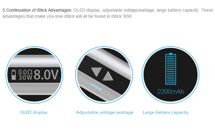 Eleaf iStick 30W Mod