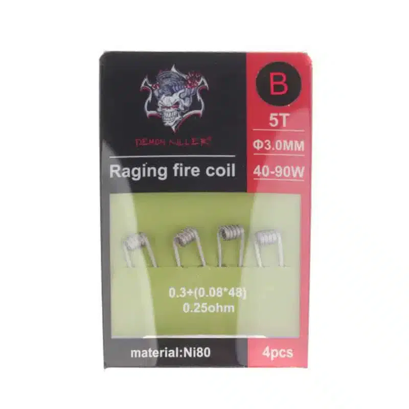 Demon Killer Raging Fire Coils (4pcs/pack) - Image 2
