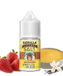Gorilla Custard Salt - Strawberry - 30ML