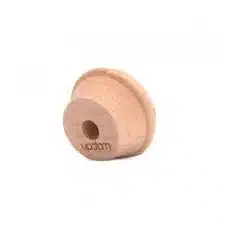 Alternative view of Vpdam Wood Round Base Atomizer stand