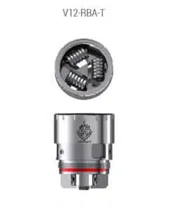Alternative view of SMOK TFV12 RBA-T Replacement Coil