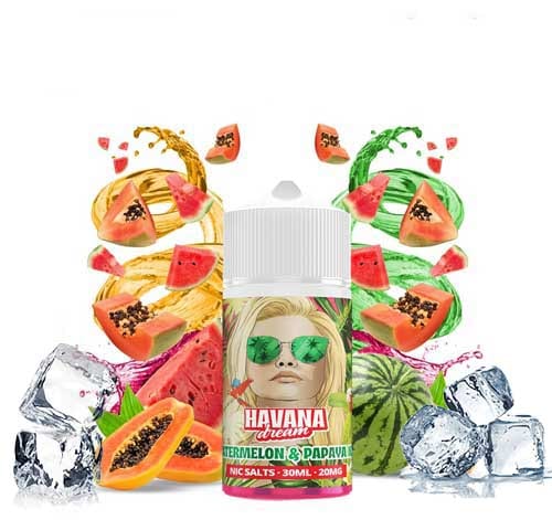 Watermelon Papaya Ice Salt - Havana Dream