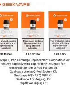 Wenax Q Pod Replacement