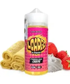Strawberry Cream Crepe Loaded