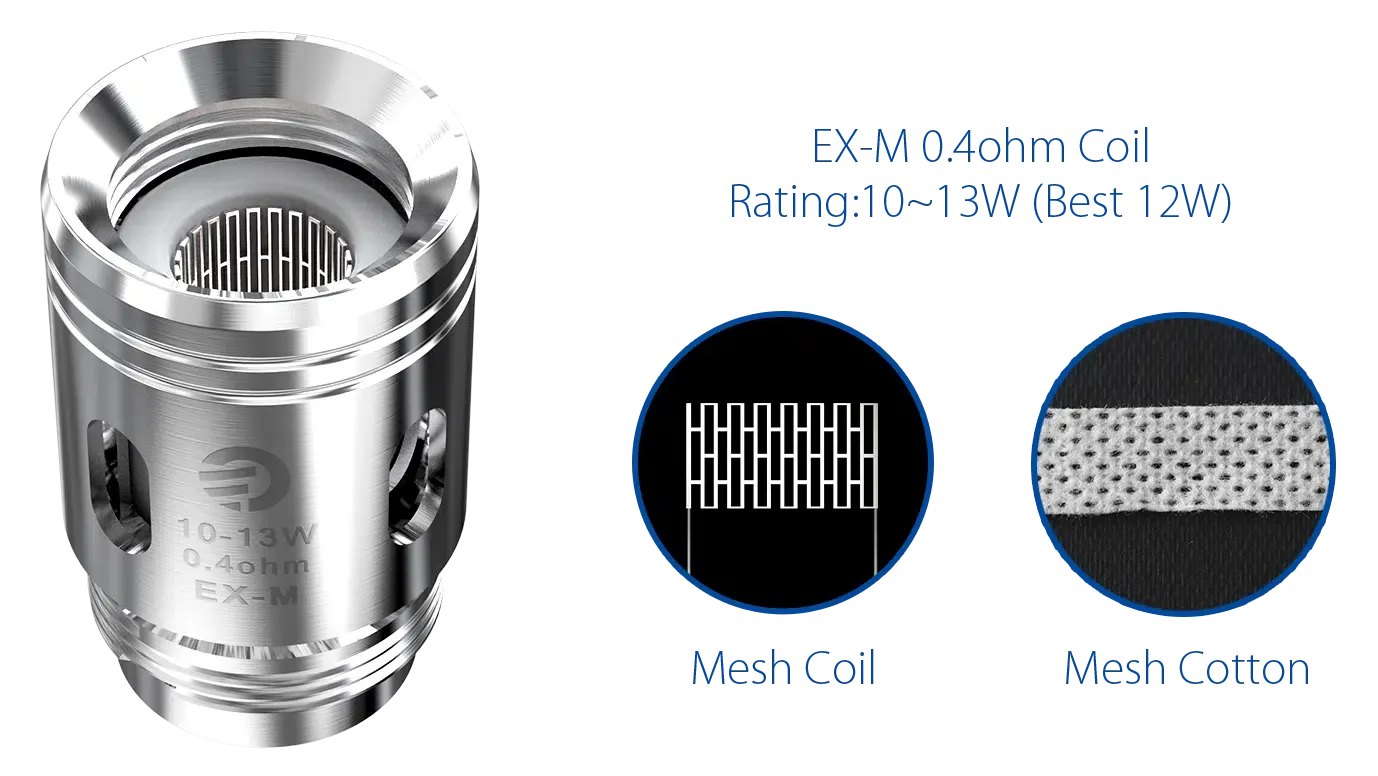 Joyetech EX-M 0.4ohm Mesh Head Joyetech EX-M 0.4ohm Mesh Head