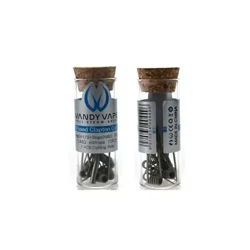 Fused Clapton Prebuilt Coil Ni80 26GA(A1)*2+36GA