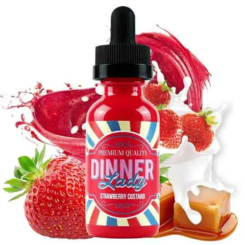 Strawberry Custard By Dinner Lady