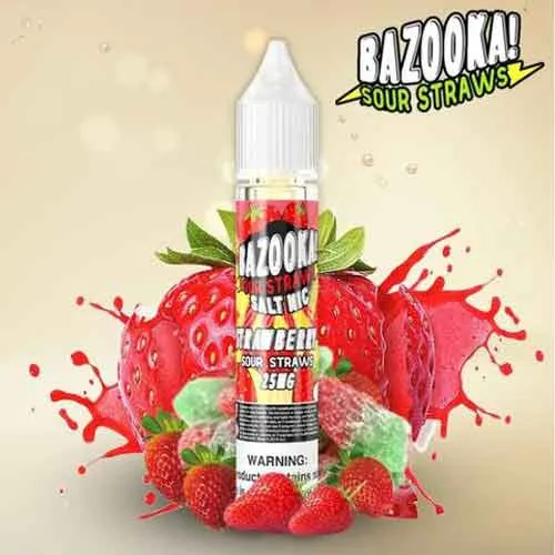 Strawberry Salt Nic by Bazooka