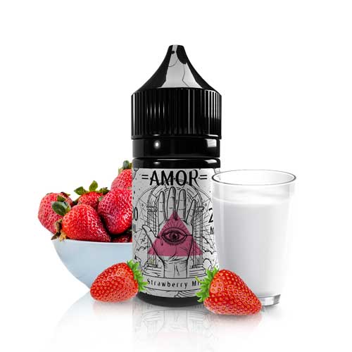 Amor Strawberry Milk Saltnic - IDMX